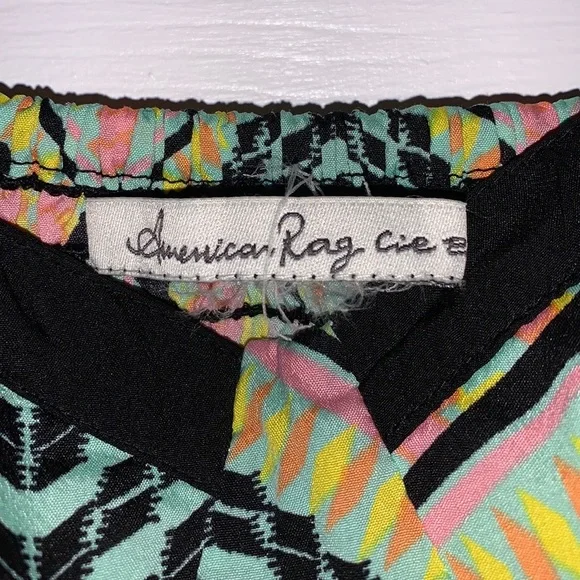 American Rag dress in mint/ black, thin straps - Picture 5 of 16